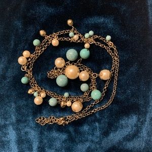 Pearl and Turquoise Necklace